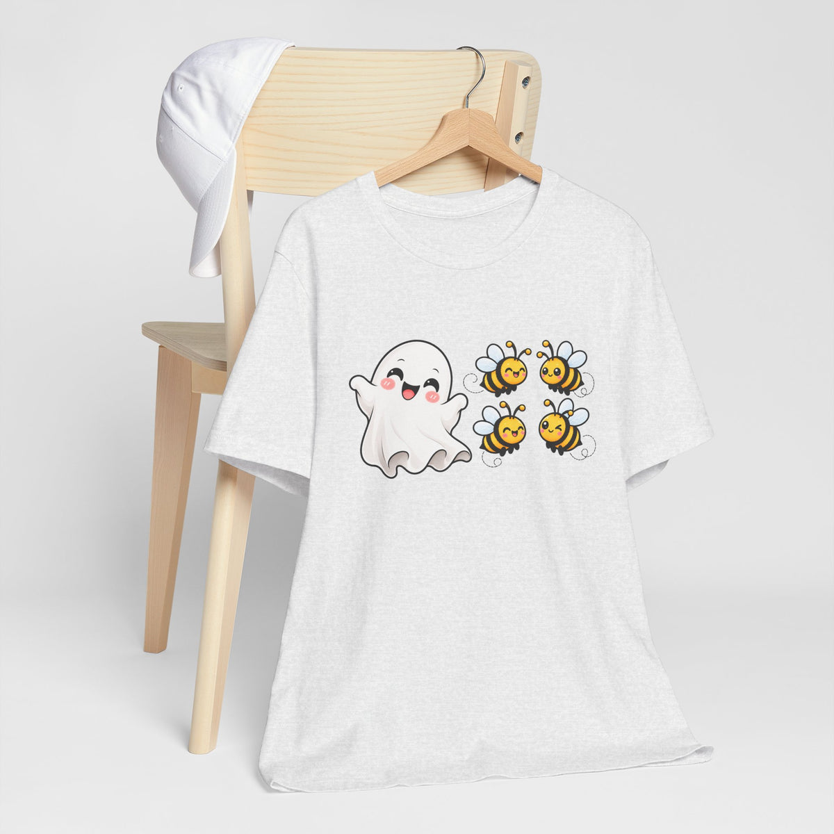Boo & Bees Halloween Tee – Cute Ghost & Bee Shirt | Spooky Season Must-Have