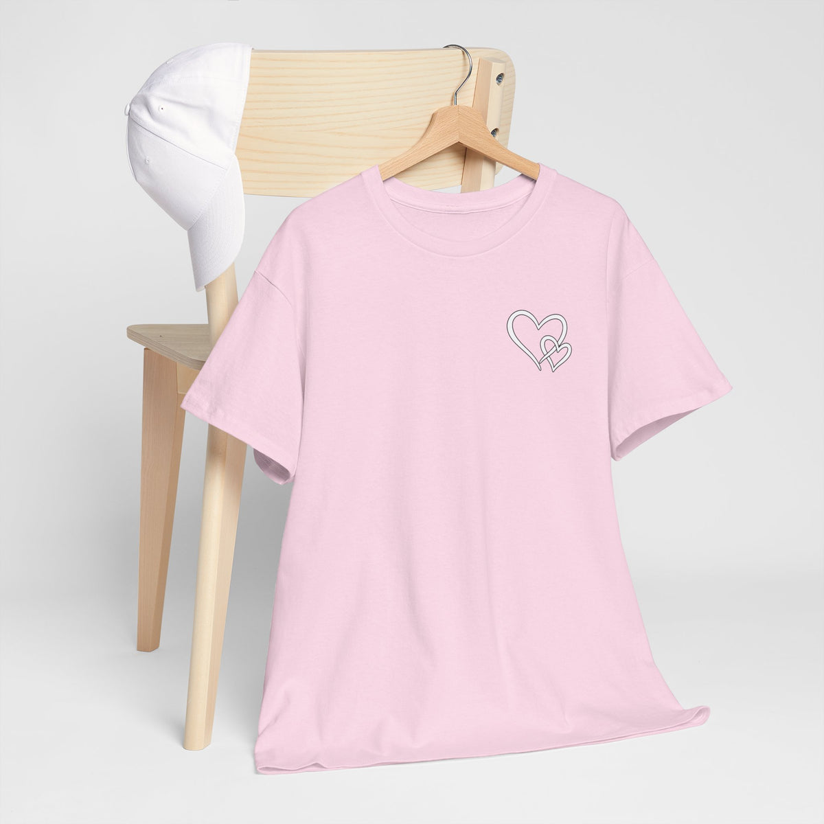 Inspirational Heart T-Shirt – "To the Person Behind Me: You Are Amazing, Beautiful and Enough" Motivational Tee