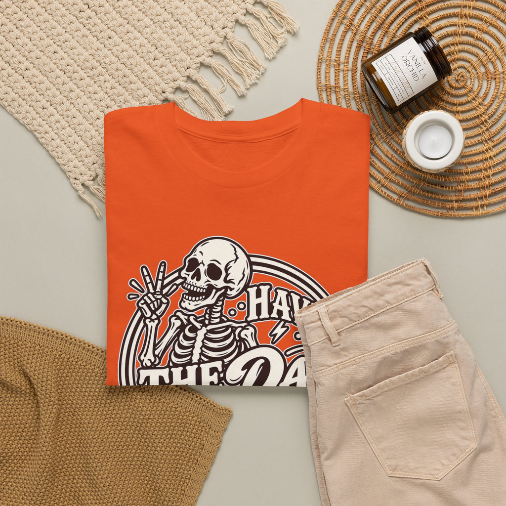 Have the Day You Deserve Tee — Vintage Skeleton Graphic T‑Shirt