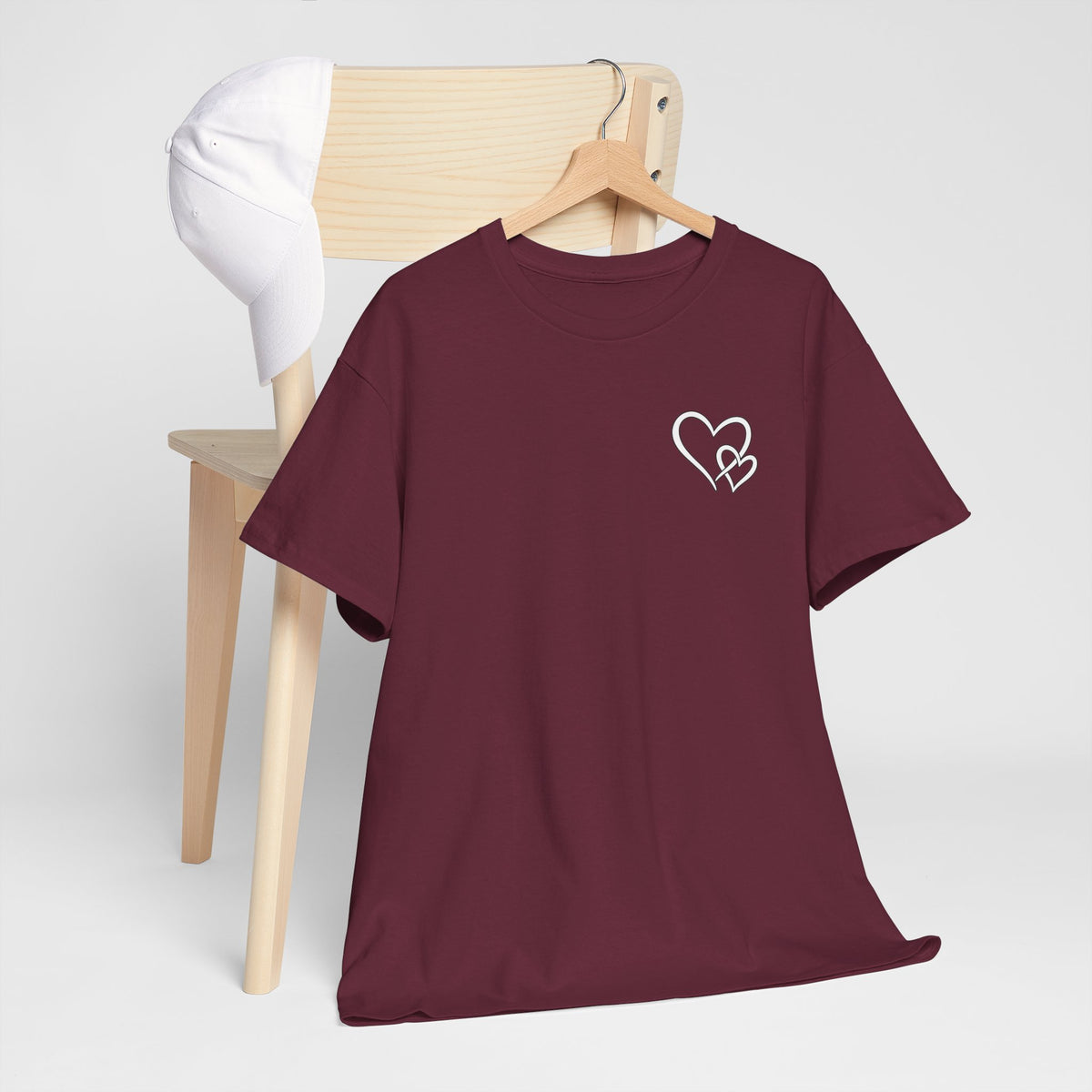 Inspirational Heart T-Shirt – "To the Person Behind Me: You Are Amazing, Beautiful and Enough" Motivational Tee