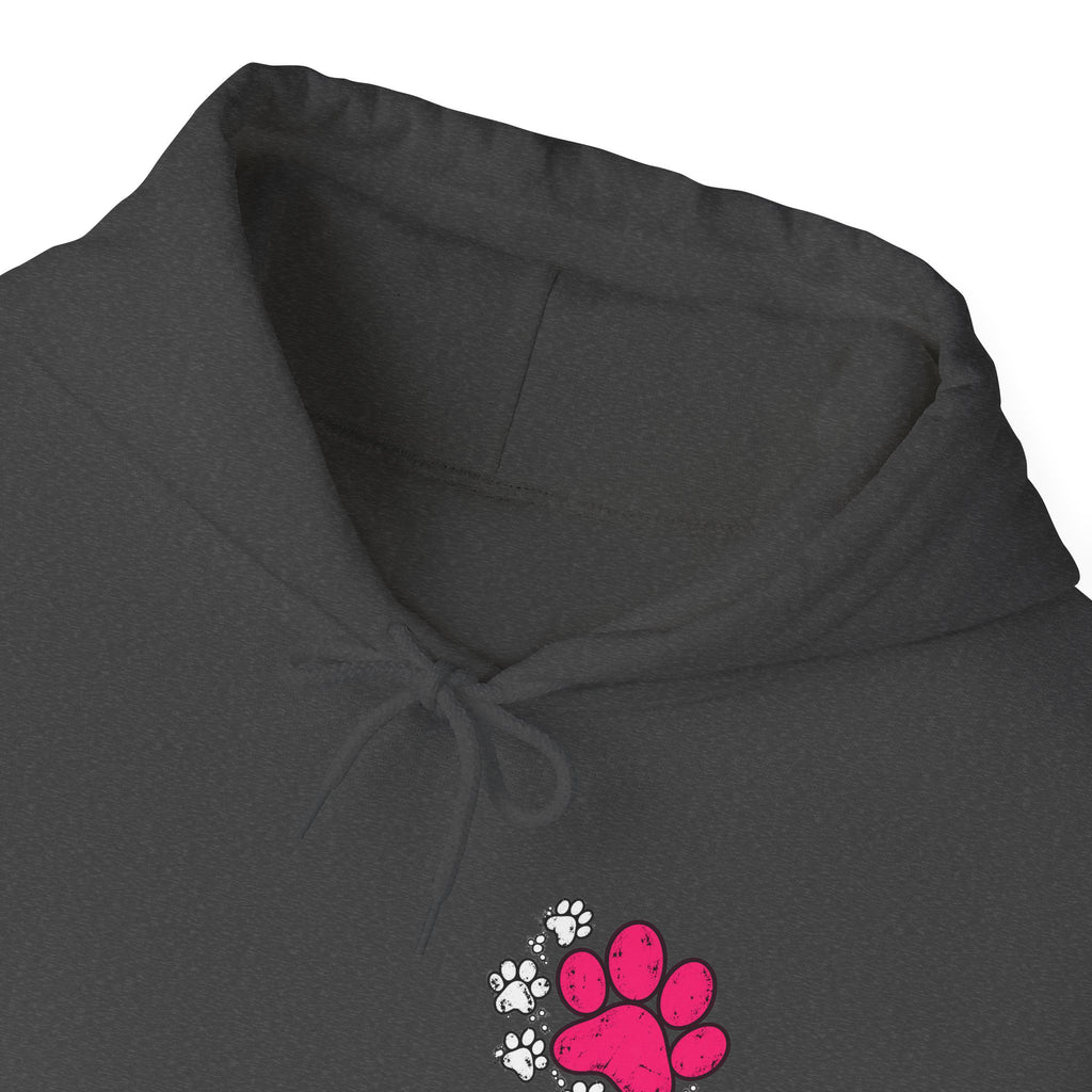 My Shadow Has Four Legs and a Tail Paw Print Hoodie