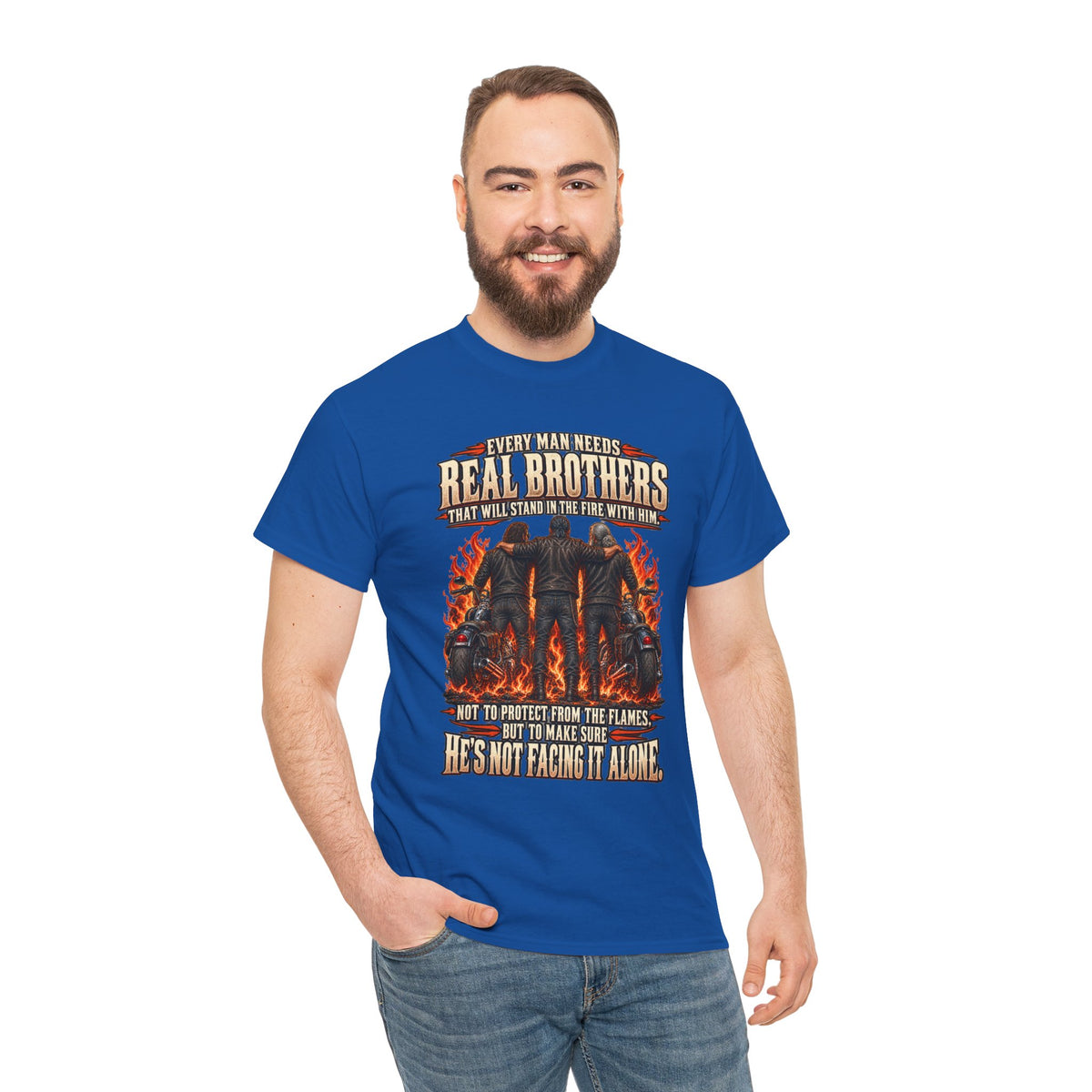 Real Brothers Graphic T-Shirt – Brotherhood and Strength