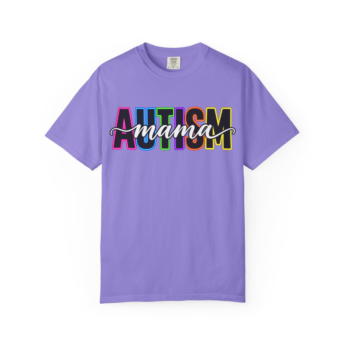 Autism Mama T-Shirt — Colorful Pride Support Tee for Moms