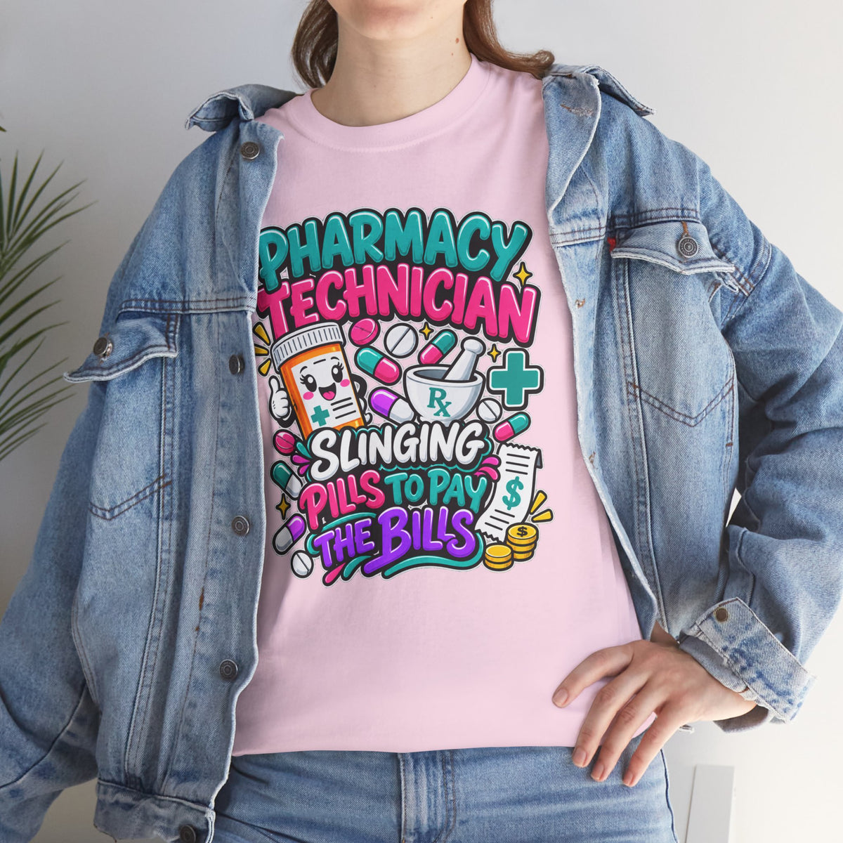 Pharmacy Technician T‑Shirt — "Slinging Pills to Pay the Bills" Graphic Tee