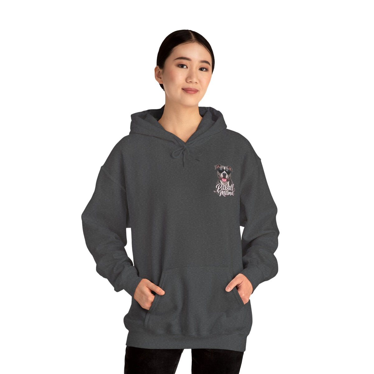 Pitbull Mama Hoodie — Cute Pitbull Dog Mom Pullover
