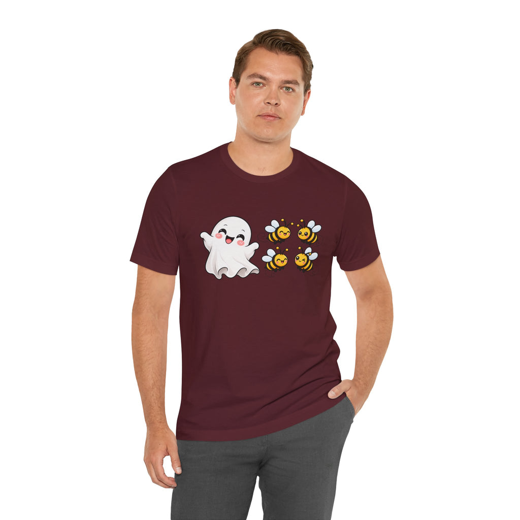 Boo & Bees Halloween Tee – Cute Ghost & Bee Shirt | Spooky Season Must-Have