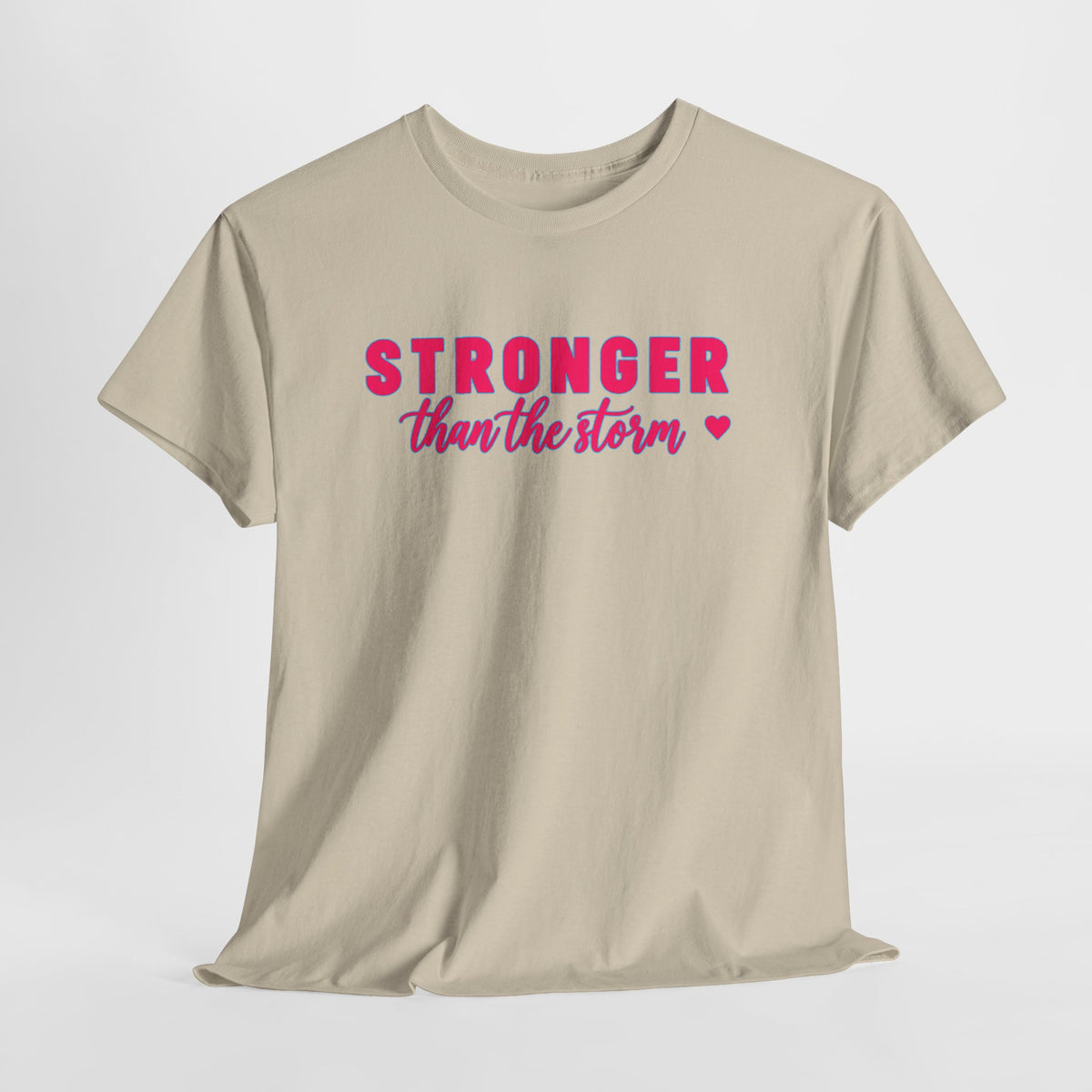 Stronger Than the Storm Tee - Inspirational Women's Resilience T-Shirt