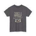 Skeleton Heart T‑Shirt — "There's a Skelly in My Belly" Cute Halloween Tee