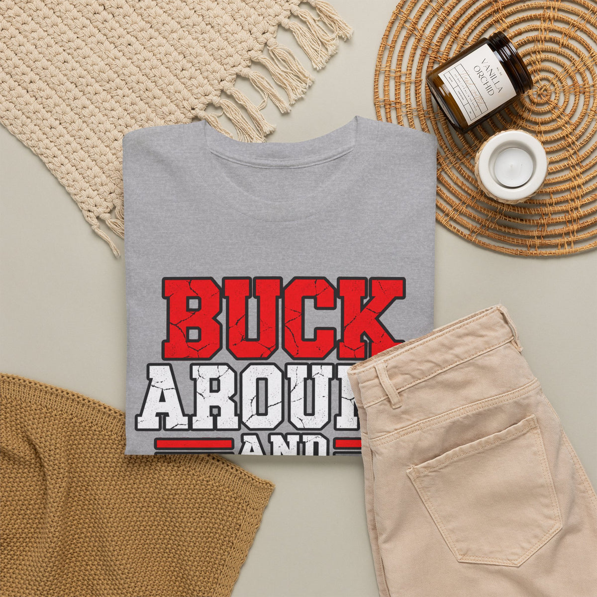 Buck Around and Find Out T‑Shirt — Funny Hunting / Ohio Pride Tee