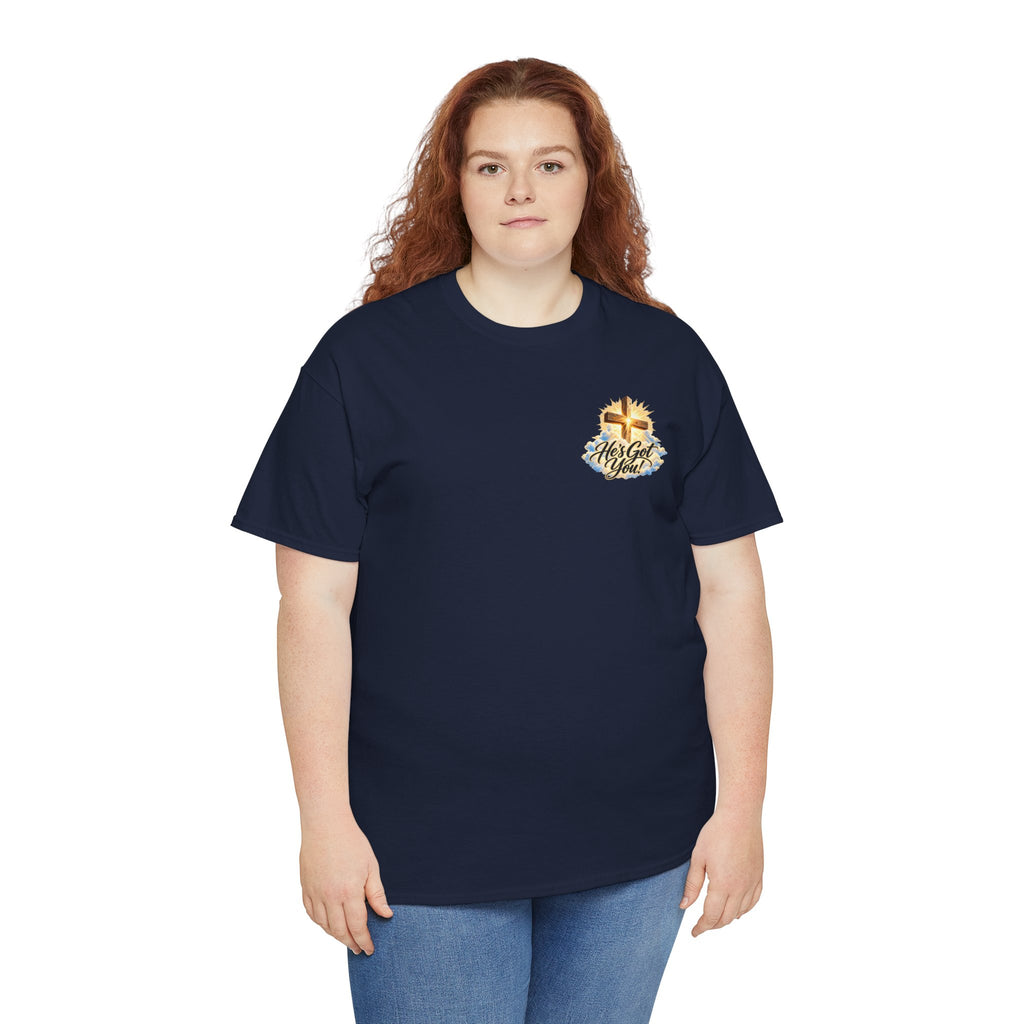 Don't Overthink It He's Got You Tee — Christian Cross Inspirational T‑Shirt