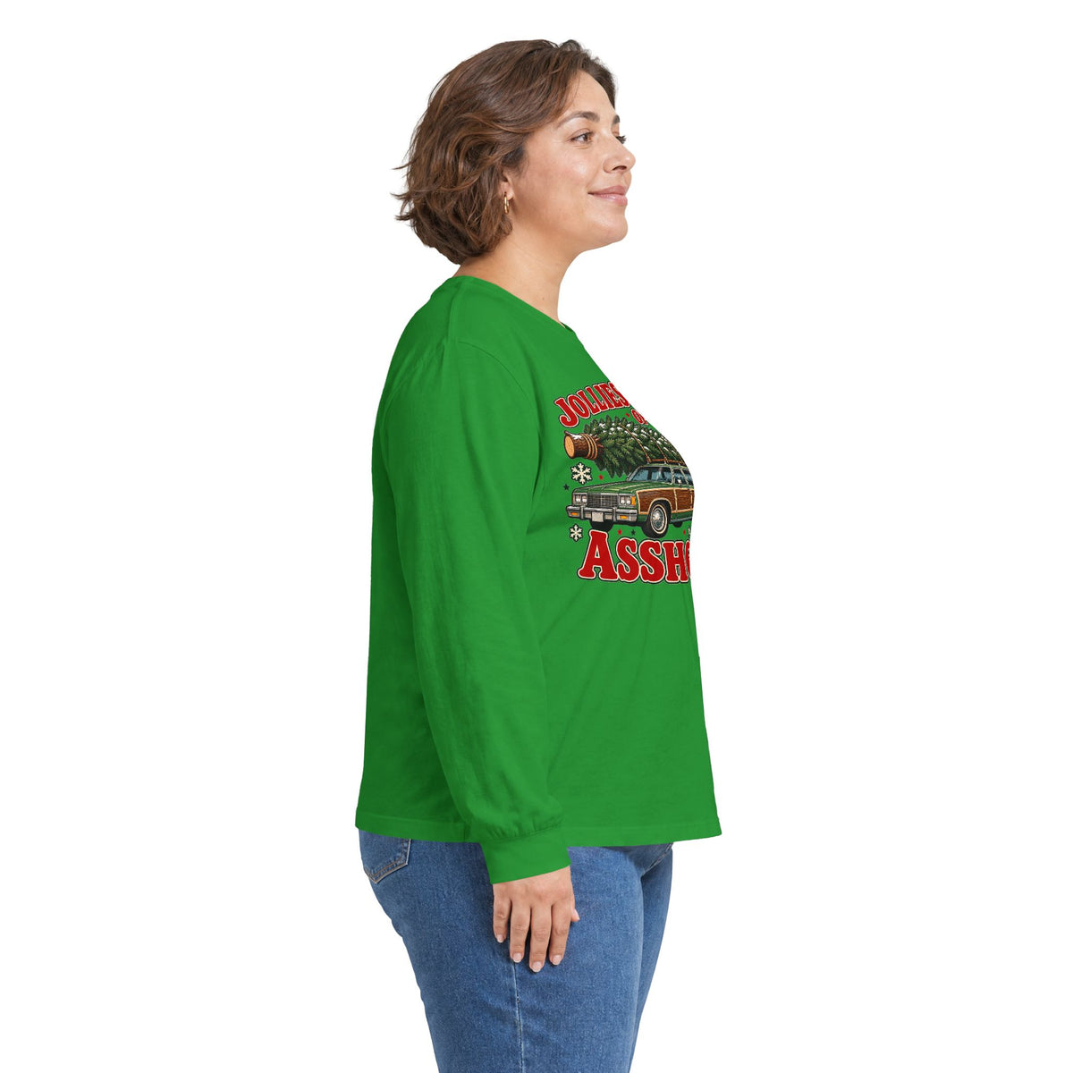Jolliest Bunch of Assholes Christmas Long Sleeve Tee