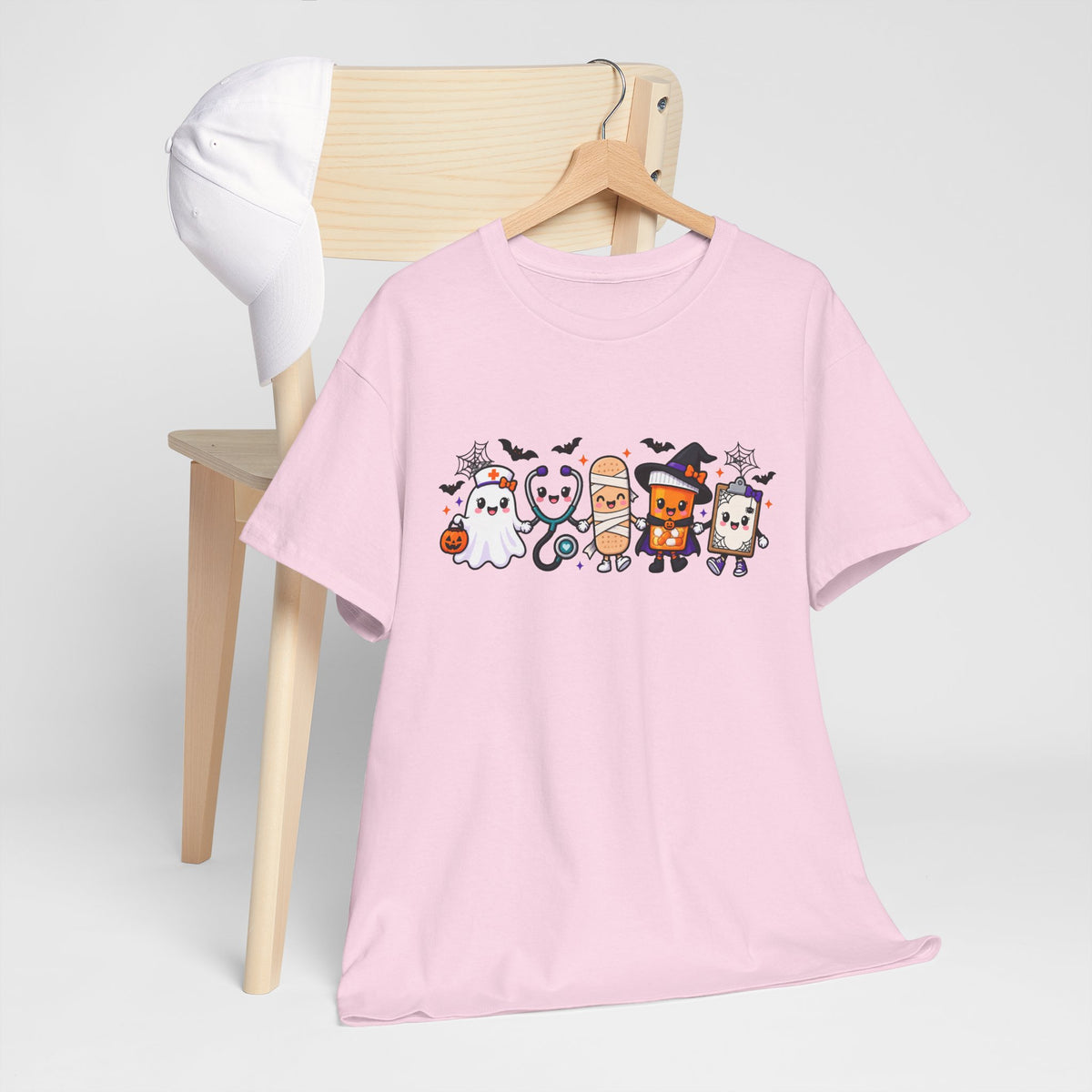 Halloween Candy Characters Tee — Cute Trick-or-Treat Ghosts & Candy Corn Shirt