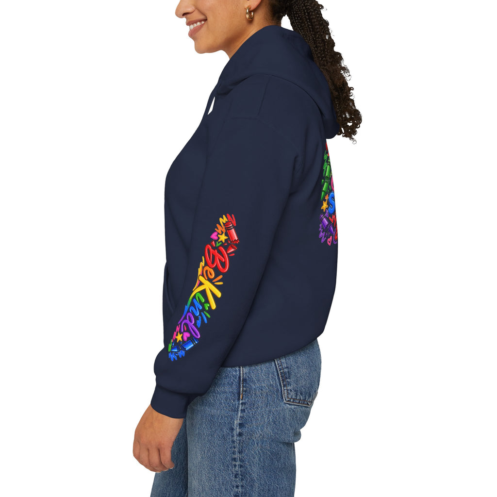 Broken Crayons Still Colorful Rainbow Art Hoodie