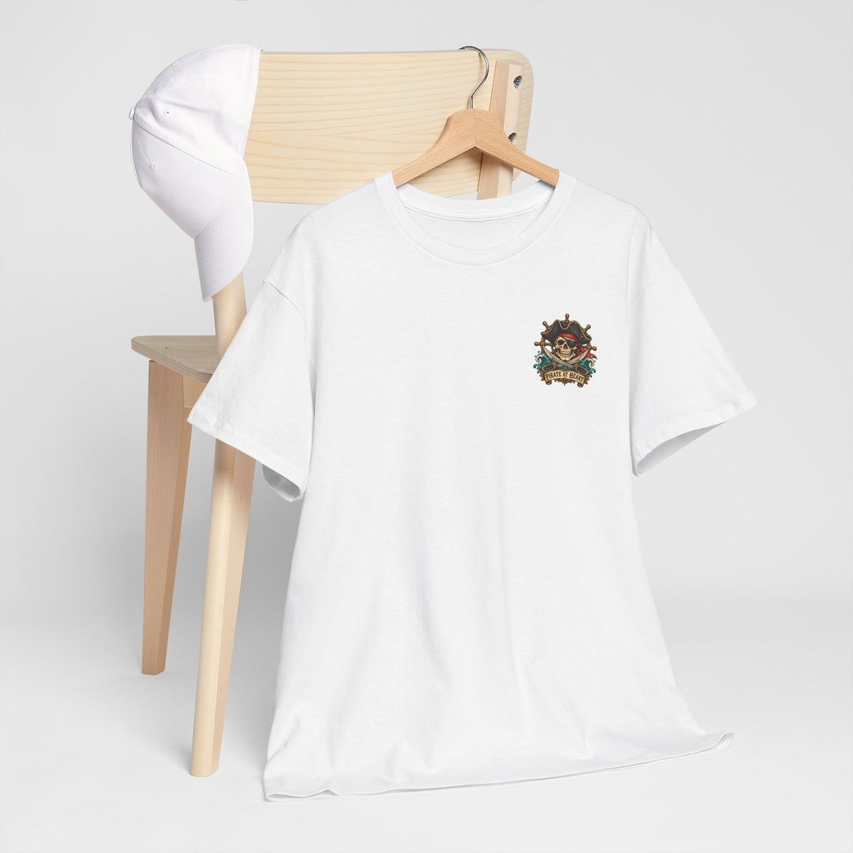 Pirate Skull Tee — "I Was a Pirate" Nautical Skull, Water • Alcohol • Booty • Boats Graphic T‑Shirt