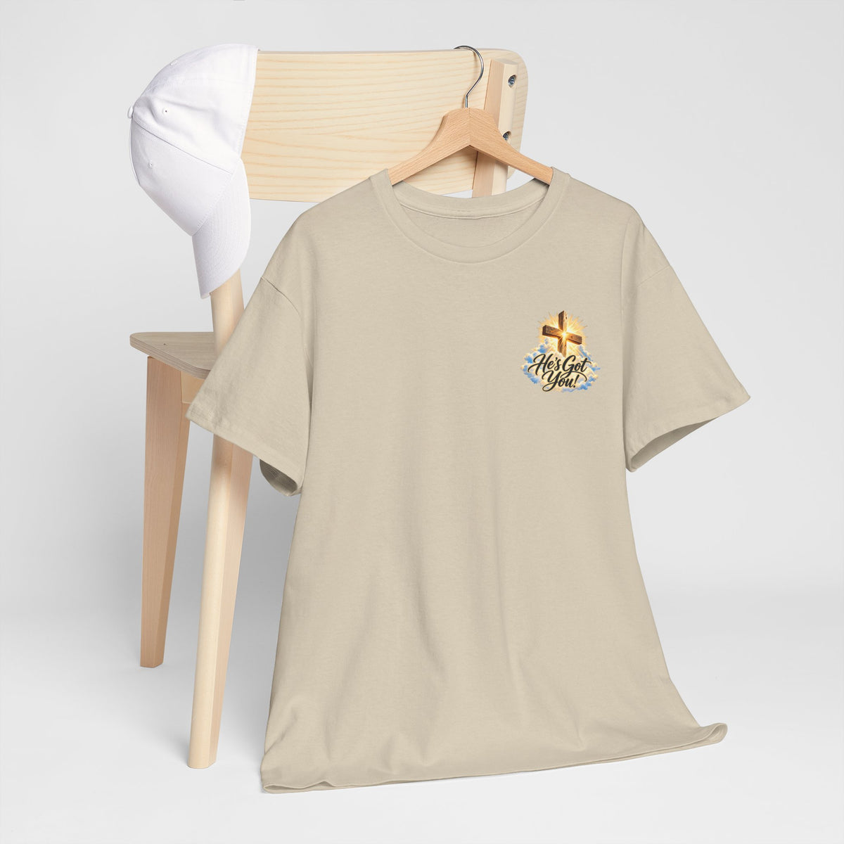 Don't Overthink It He's Got You Tee — Christian Cross Inspirational T‑Shirt