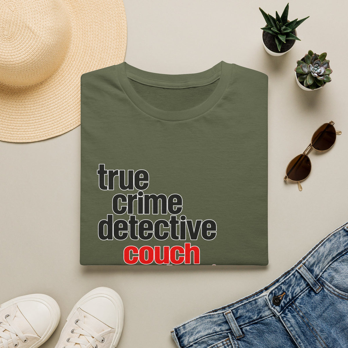 True Crime Detective Couch Division T-Shirt