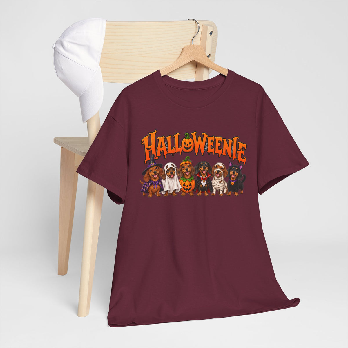 Halloweenie Dachshund T-Shirt | Halloween Dog Graphic