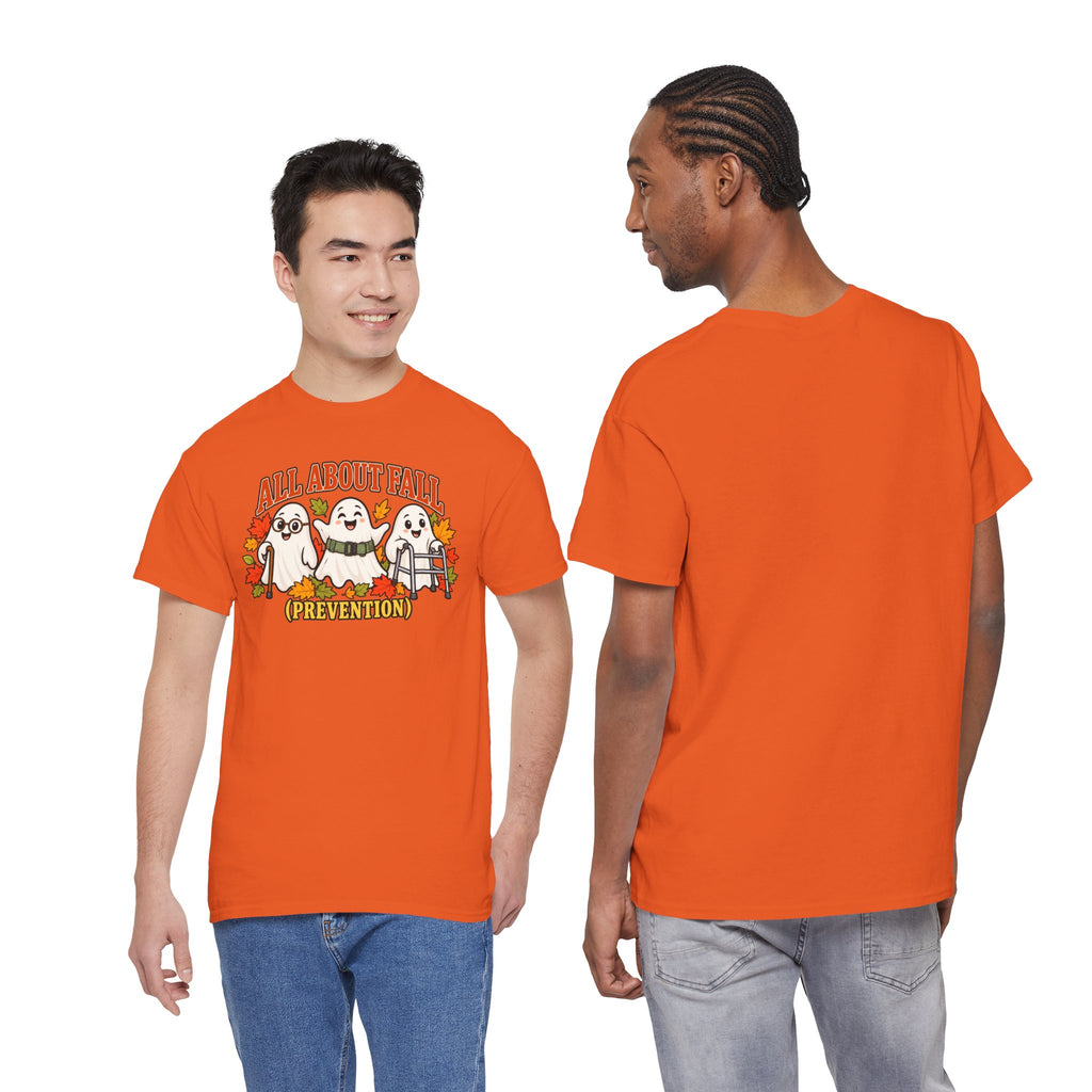 All About Fall (Prevention) Ghost Tee — Cute Halloween Autumn T-Shirt