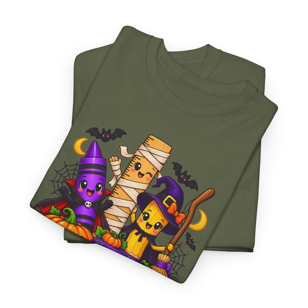 Halloween Teacher Tee — "What A Boo-tiful Day To Learn" Kids' Classroom Shirt