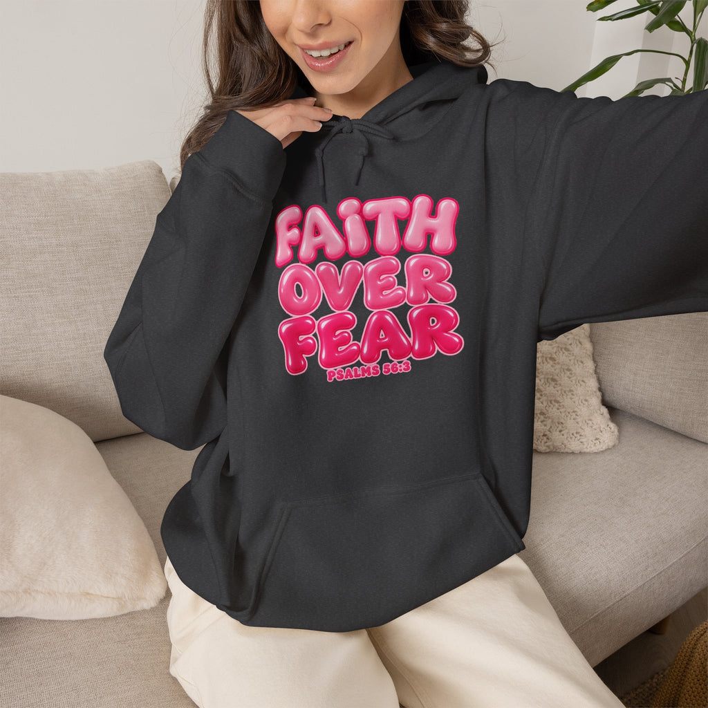 Faith Over Fear Inspirational Hoodie