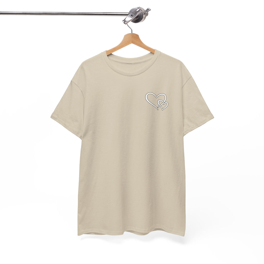 Inspirational Heart T-Shirt – "To the Person Behind Me: You Are Amazing, Beautiful and Enough" Motivational Tee