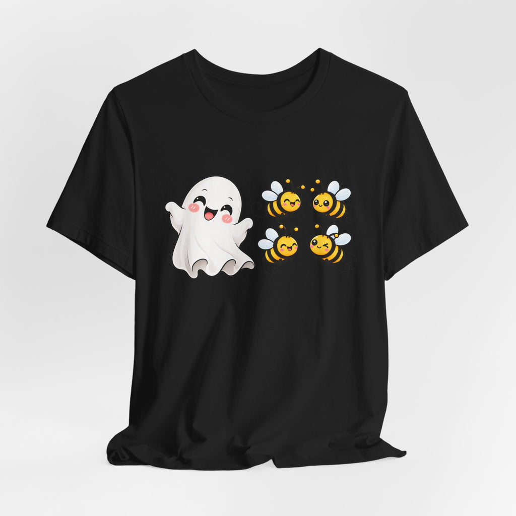 Boo & Bees Halloween Tee – Cute Ghost & Bee Shirt | Spooky Season Must-Have