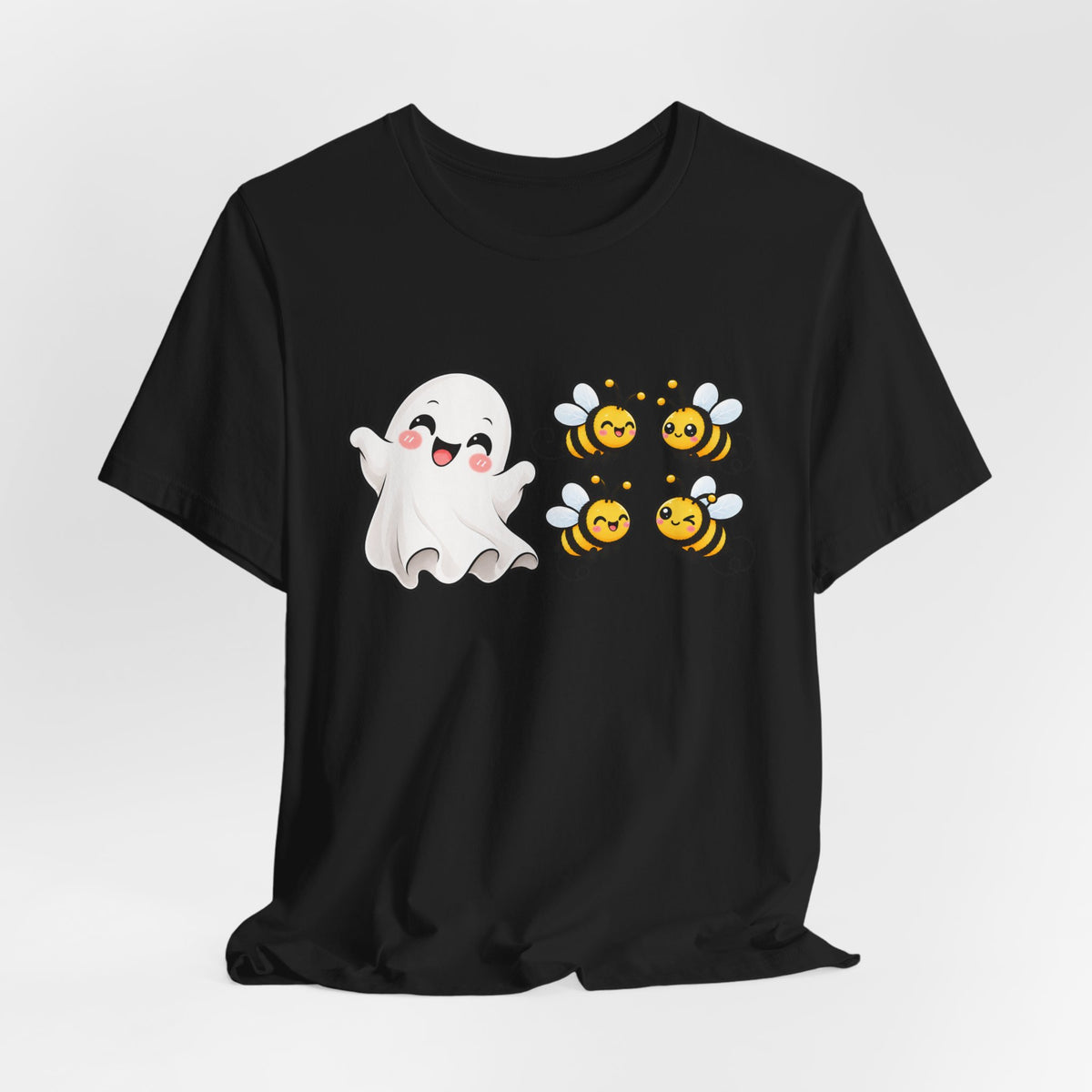 Boo & Bees Halloween Tee – Cute Ghost & Bee Shirt | Spooky Season Must-Have