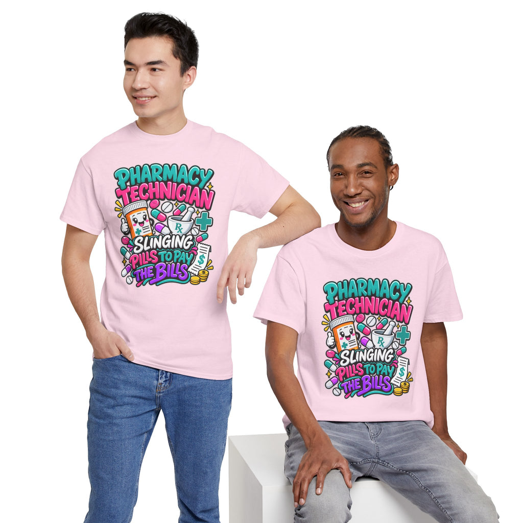 Pharmacy Technician T‑Shirt — "Slinging Pills to Pay the Bills" Graphic Tee