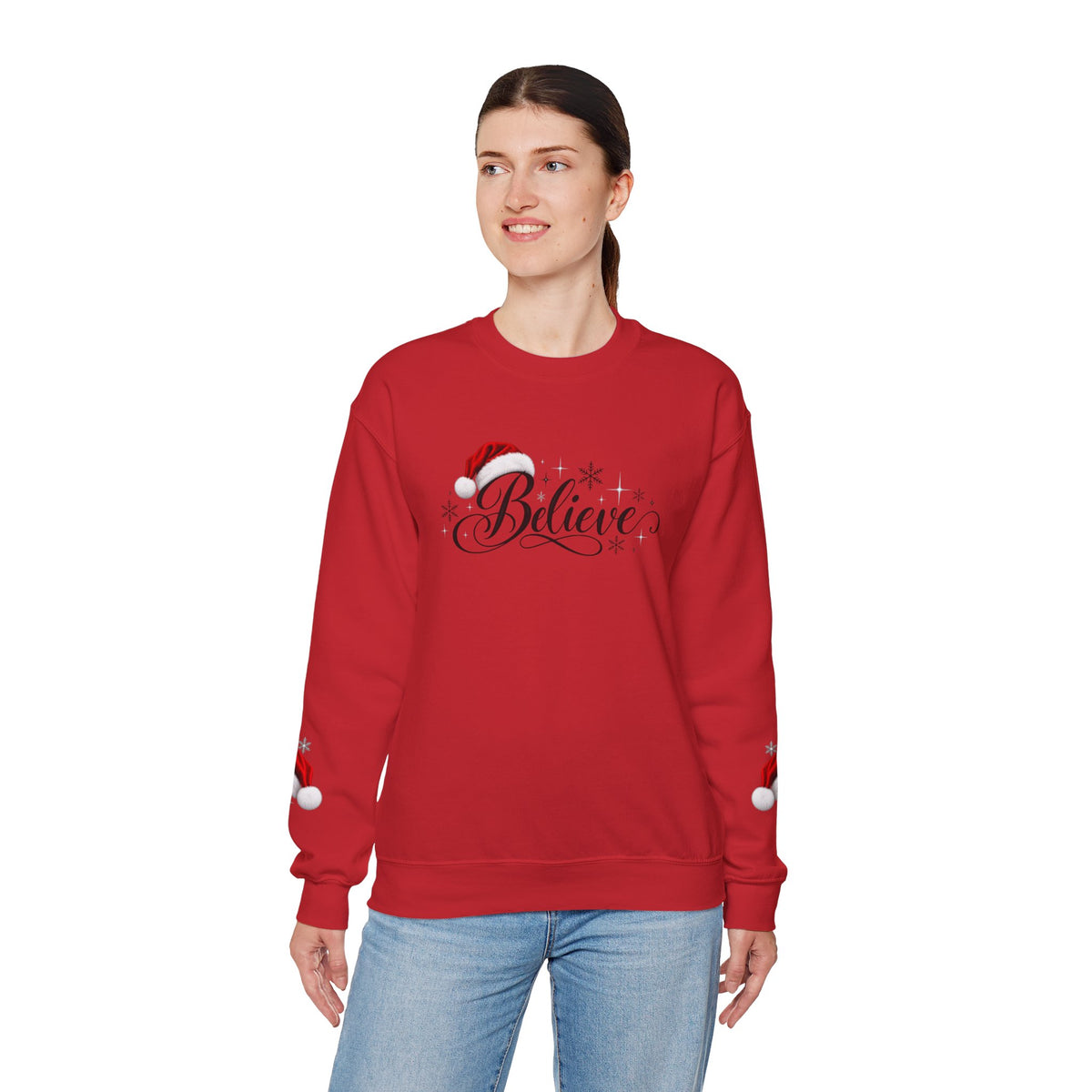 Believe Christmas Crewneck Sweatshirt