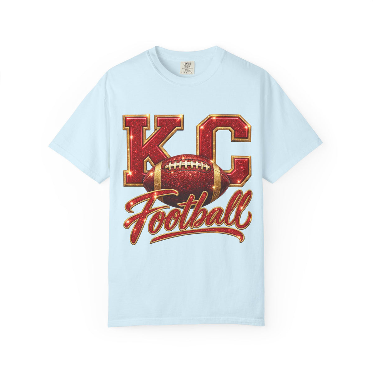 KC Football T-Shirt — Vintage Marquee Logo Tee for Kansas City Fans