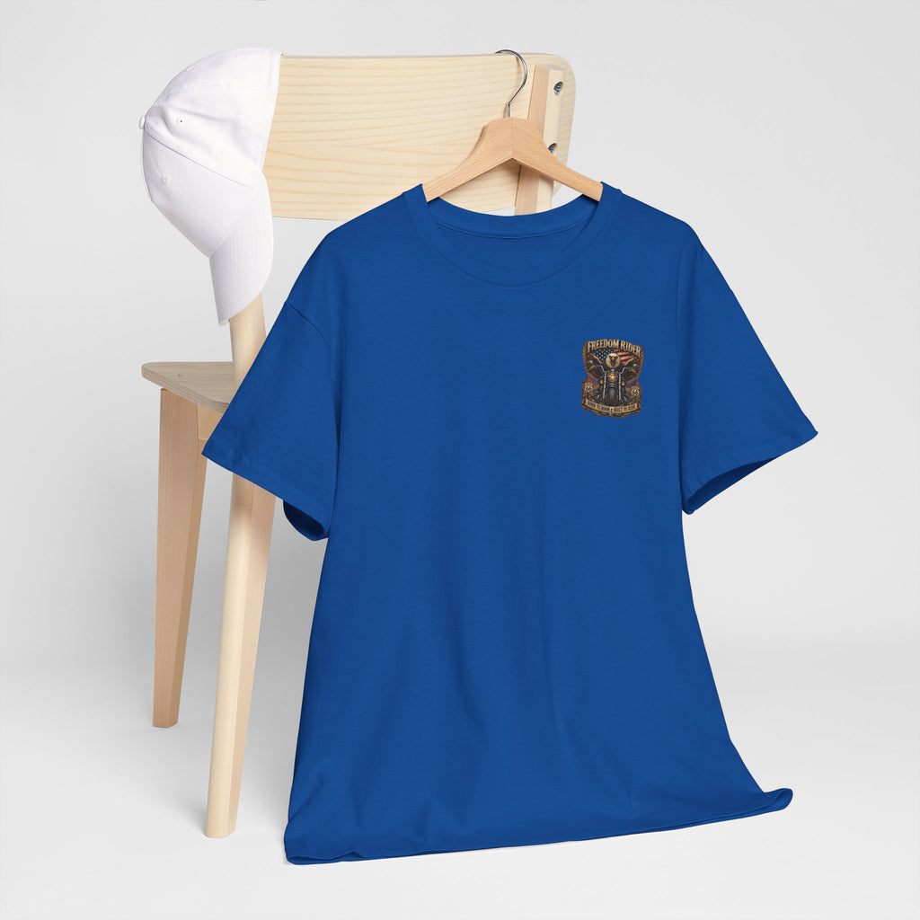 Freedom Rider Motorcycle T‑Shirt — Born to Roam Vintage Biker Tee