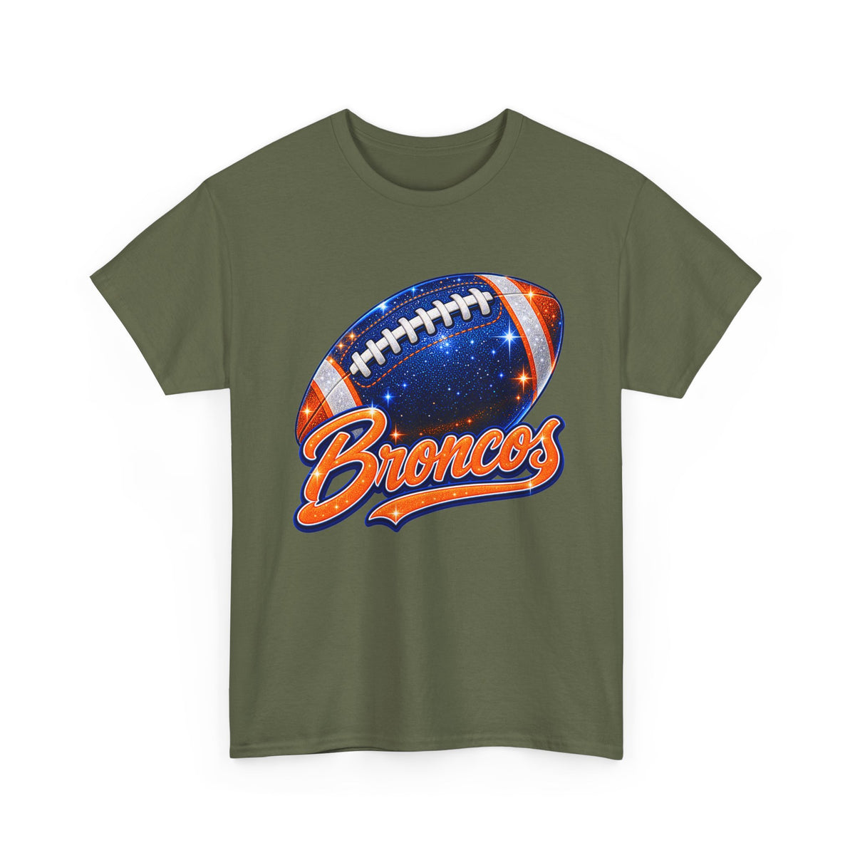 Broncos Football T-Shirt — Galaxy Football Graphic Tee