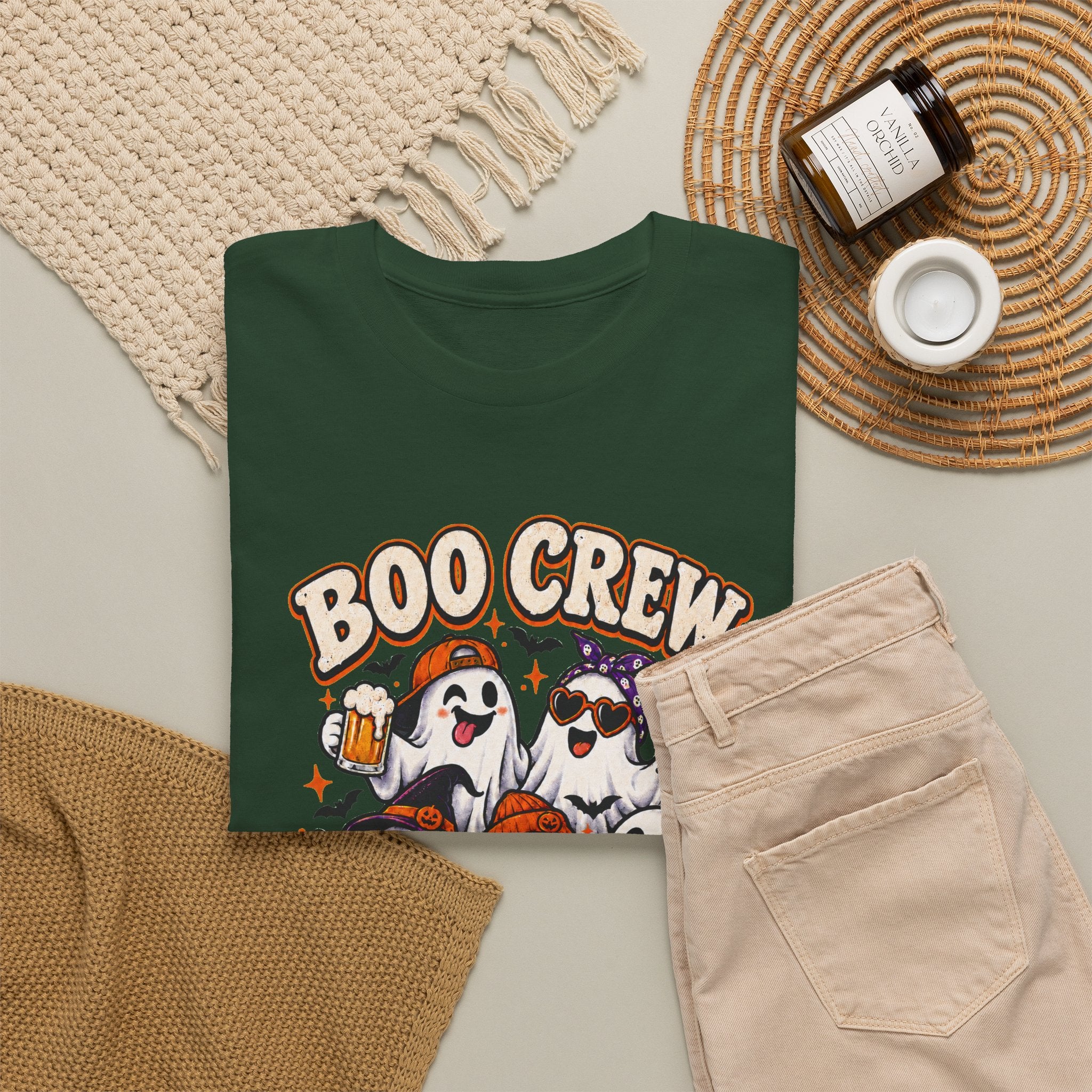 Boo Crew Halloween T-Shirt — “Most Likely to Get Sheet Faced” Funny Ghost Party Tee