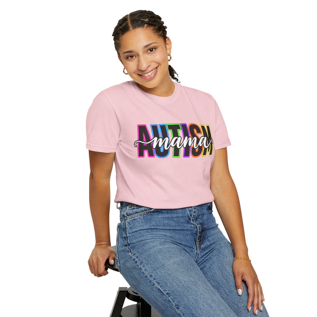 Autism Mama T-Shirt — Colorful Pride Support Tee for Moms