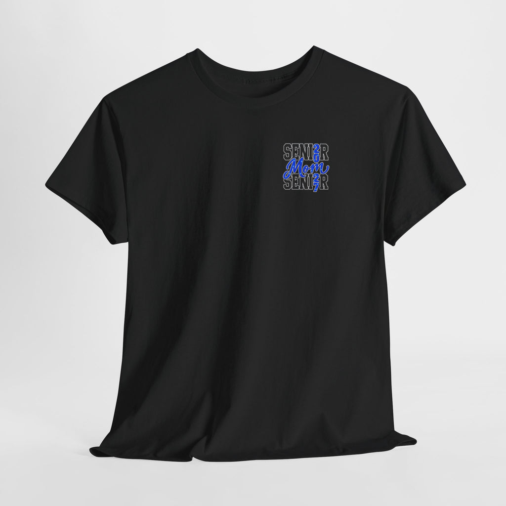 Senior Mom 2027 T-Shirt — Back Print Proud Senior Parent Tee