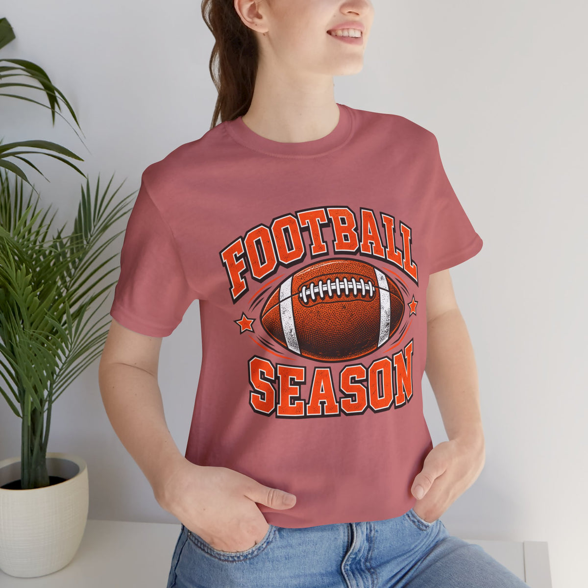 Football Season Tee – Vintage Football Graphic Shirt