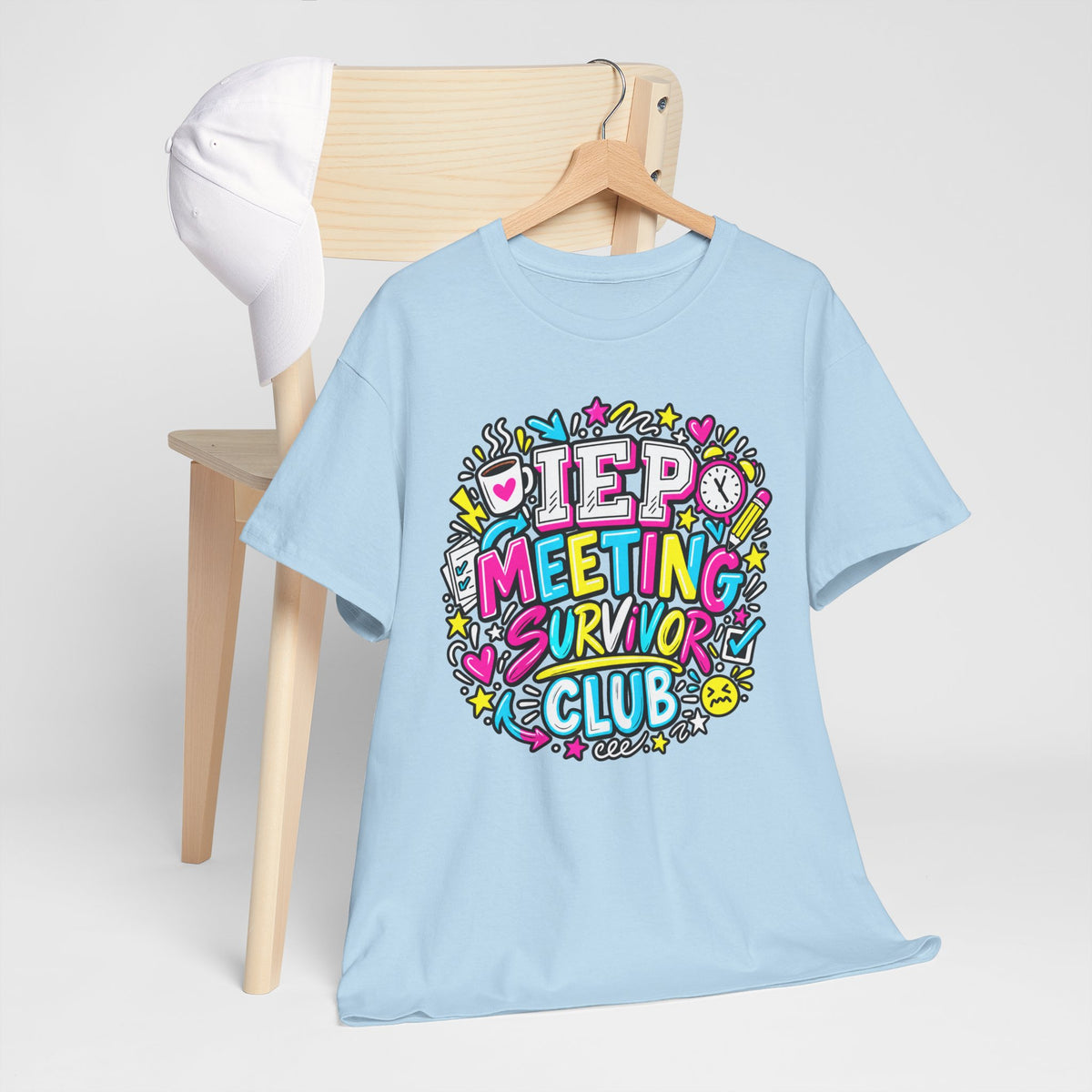Video Meeting Survivor Club T-Shirt — Funny Remote Work Tee