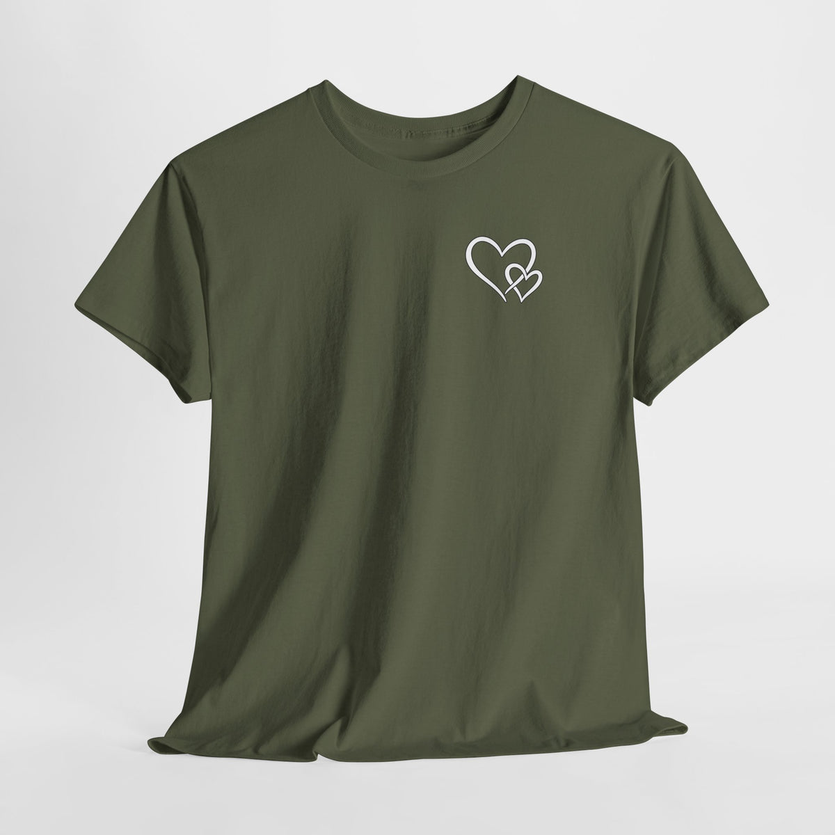 Inspirational Heart T-Shirt – "To the Person Behind Me: You Are Amazing, Beautiful and Enough" Motivational Tee