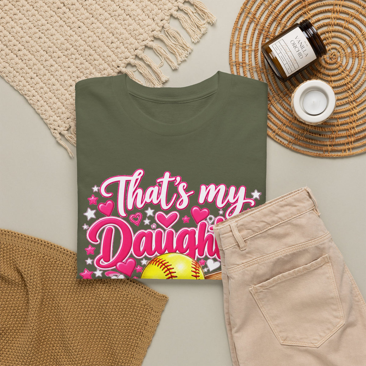 That’s My Daughter Out There Softball T-Shirt
