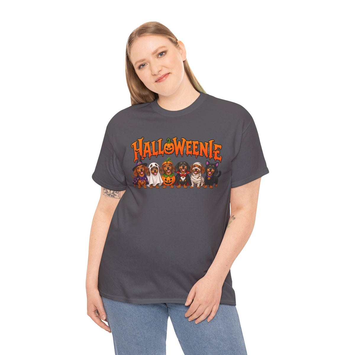 Halloweenie Dachshund T-Shirt | Halloween Dog Graphic