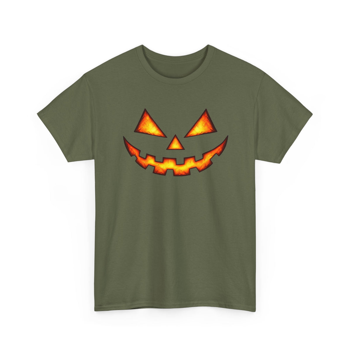Jack-O'-Lantern Pumpkin Scary Face T-Shirt — Halloween Horror Costume Tee
