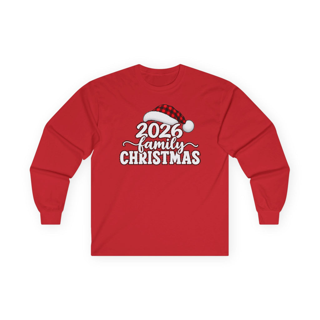 2026 Family Christmas Long Sleeve Tee