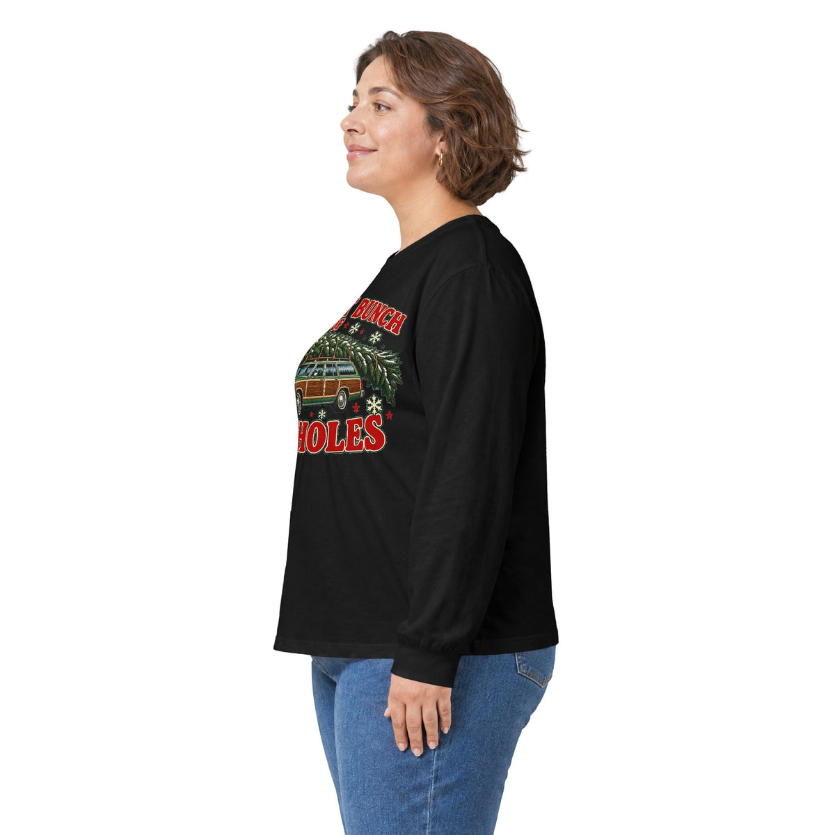 Jolliest Bunch of Assholes Christmas Long Sleeve Tee