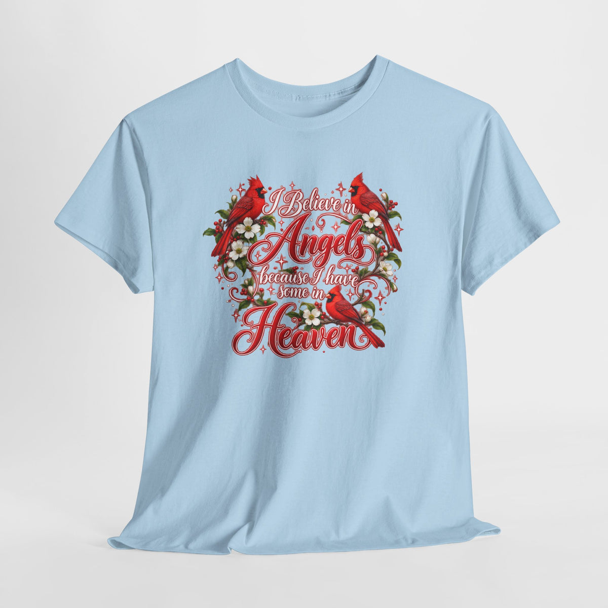 Angels from Heaven Cardinal Christmas T-Shirt