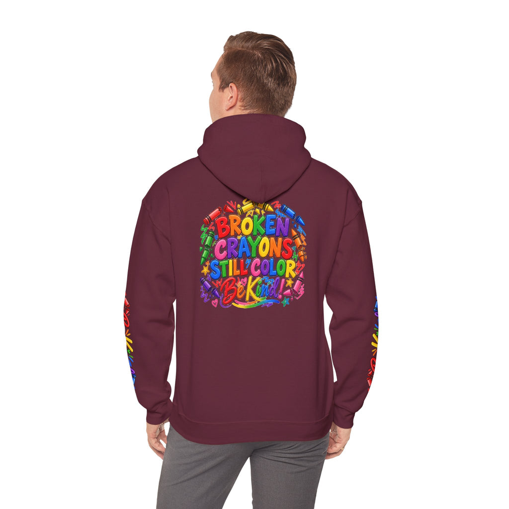 Broken Crayons Still Colorful Rainbow Art Hoodie