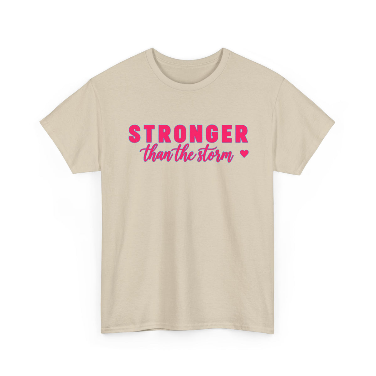 Stronger Than the Storm Tee - Inspirational Women's Resilience T-Shirt