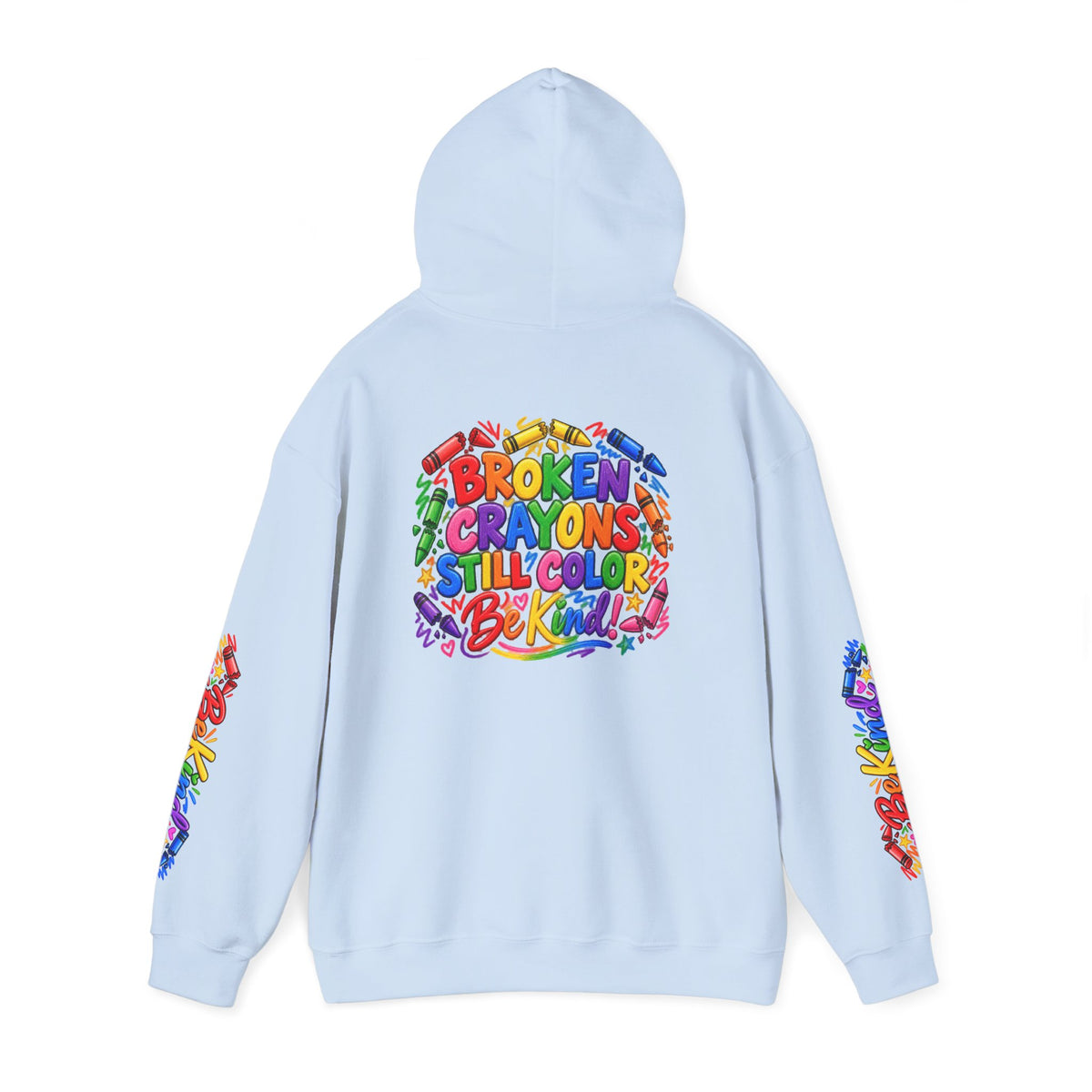 Broken Crayons Still Colorful Rainbow Art Hoodie