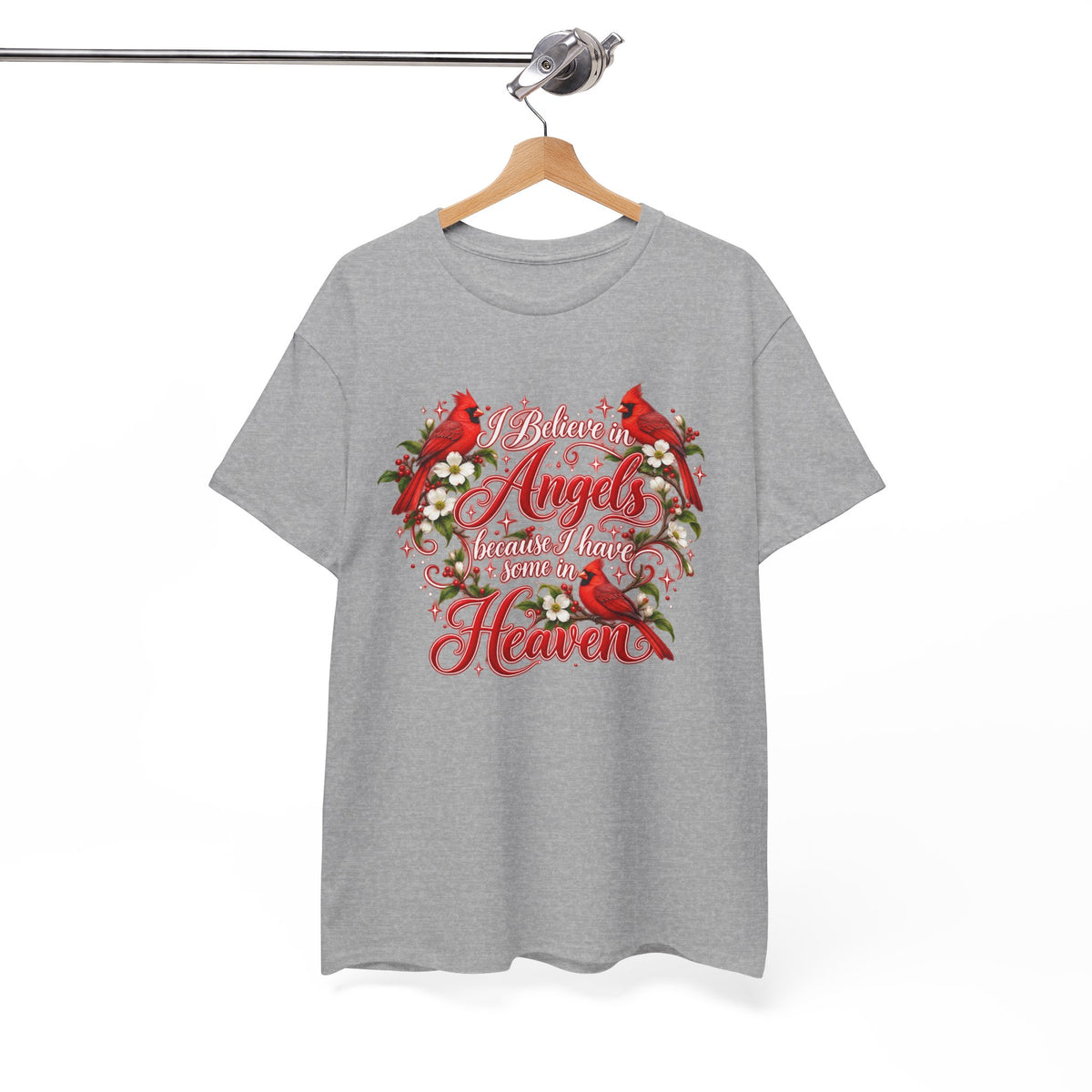 Angels from Heaven Cardinal Christmas T-Shirt