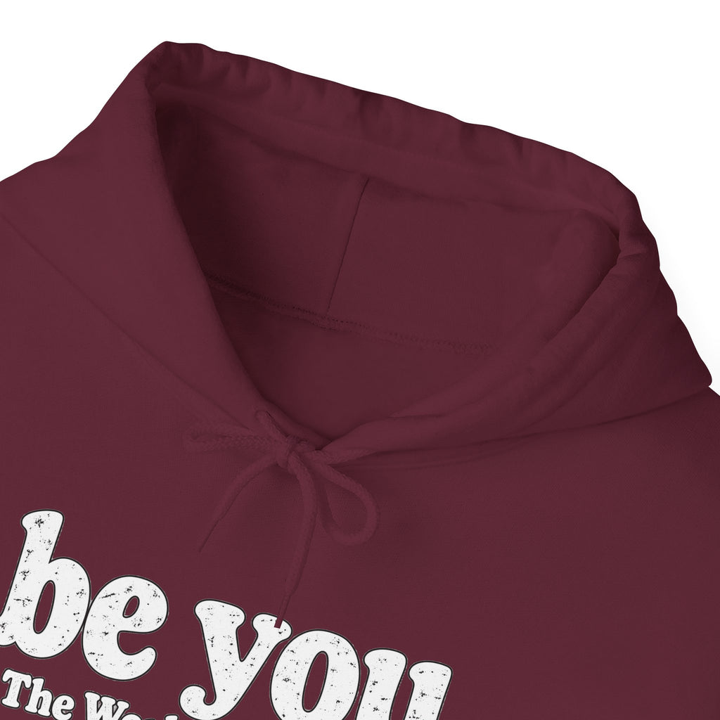 “Hey You, The World Will Adjust” Inspirational Hoodie