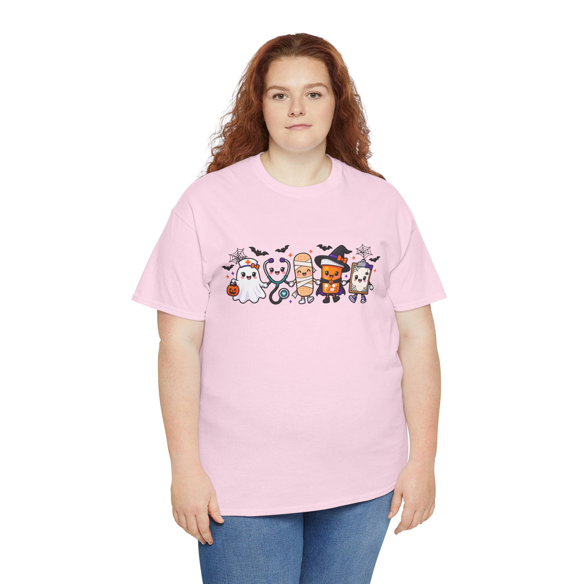 Halloween Candy Characters Tee — Cute Trick-or-Treat Ghosts & Candy Corn Shirt